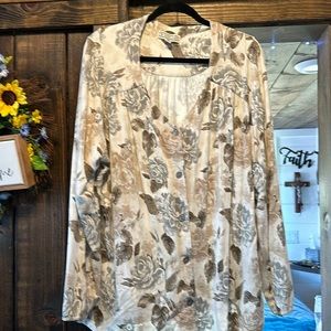 Beautiful floral sweatshirt